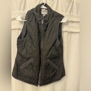 Old Navy Black Quilted Vest